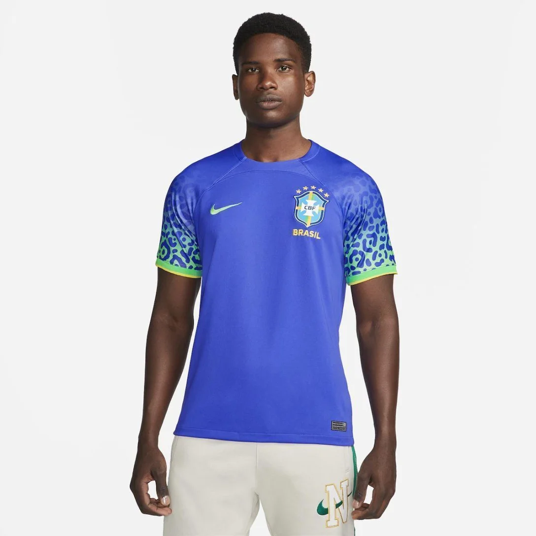Camisa Brasil Nike 22/23 Copa do Mundo Catar - Torcedor Azul — imagem 1