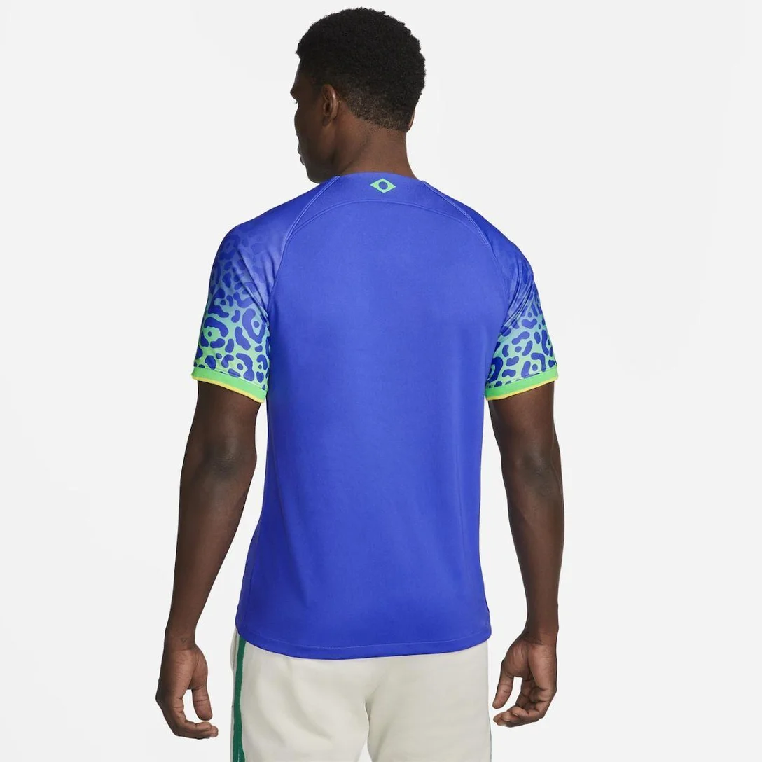 Camisa Brasil Nike 22/23 Copa do Mundo Catar - Torcedor Azul — imagem 2