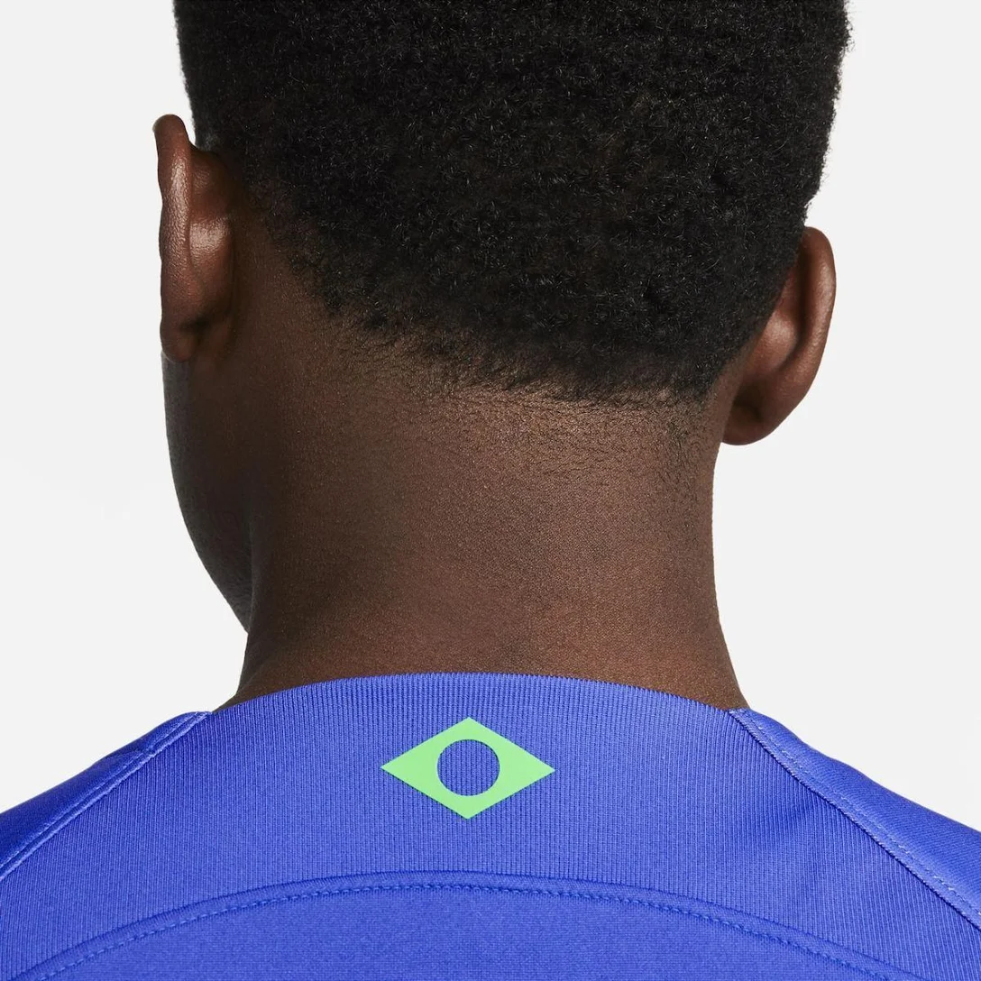Camisa Brasil Nike 22/23 Copa do Mundo Catar - Torcedor Azul — imagem 5