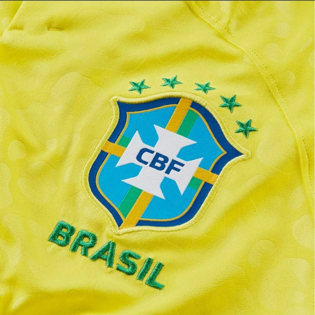 Camisa Brasil Nike 22/23 Copa do Mundo Catar - Torcedor Amarela — imagem 5